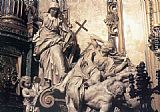 Gros Paintings - Religion Overthrowing Heresy and Hatred by Pierre Le Gros the Younger